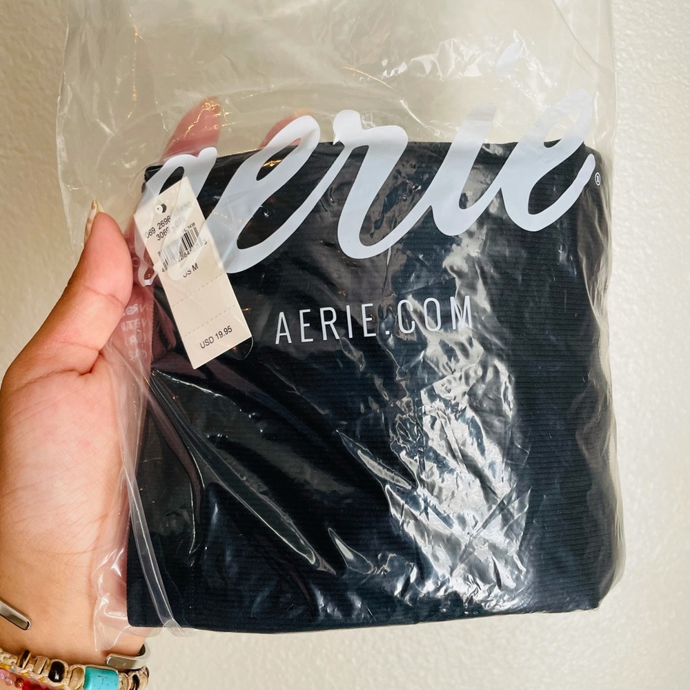 Aerie Ribbed Bandeau Brallete